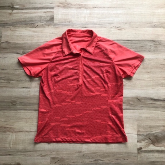 Nike Golf Red Polo Shirt Casual Comfort - Picture 2 of 7